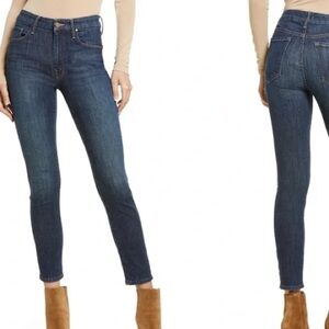 Mother Jeans The Looker Crop One Fell Sweep $258 Retail